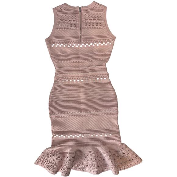 Milly Knit Mini Mermaid Dress Petite Size 2 Baby  Pink - Picture 6 of 16